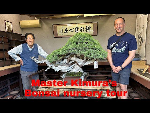 Bonsai Master Kimura's Bonsai Garden tour of his incredible bonsai