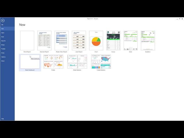 WinForms Dashboards: Creating Dashboard in Designer [Shot on v2018]