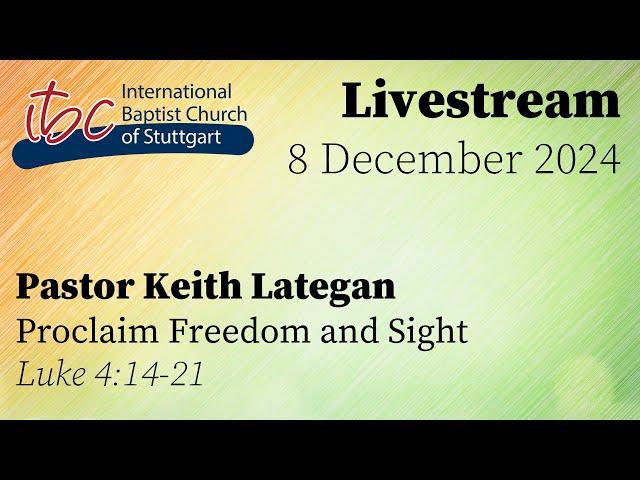 Sunday Service Livestream // 8 December 2024