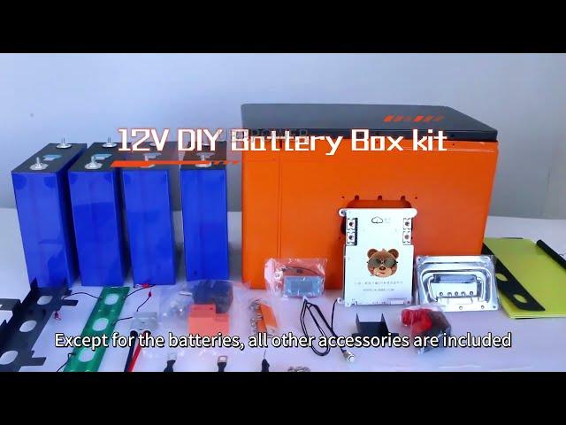 UBPPOWER 12V DIY Battery Box Kit For 280Ah 304Ah 314Ah LiFePo4 Battery Cell