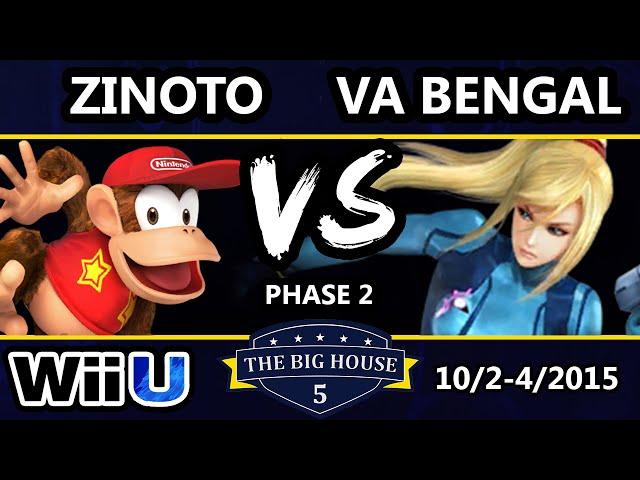 The Big House 5 - Zinoto (Diddy Kong) Vs. Remzi (Zero Suit Samus) - Pools Round 2 - Smash Wii U