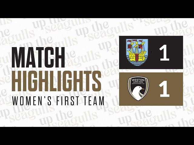 WOMEN EXTENDED HIGHLIGHTS | Weymouth 1 - 1 WsM AFC | SW Regional Women's FL D1 South | 15.12.24