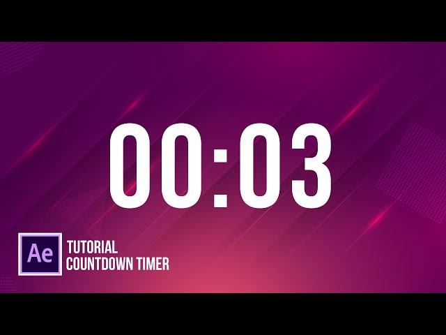 After Effects - Tutorial Timer