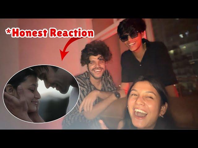 Reacting to my first Music video with them | Kanika Devrani