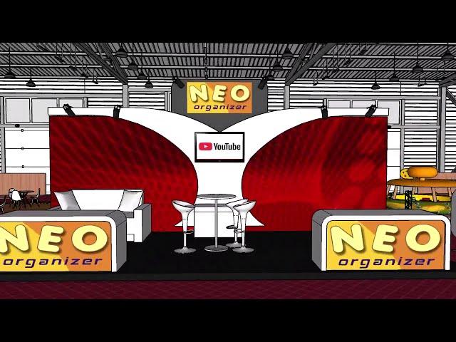 video animasi tour NEO ORGANIZER virtual expo 2 0