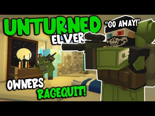 I Online Raided The MOST STACKED BASES & THEY RAGEQUIT - Unturned Elver