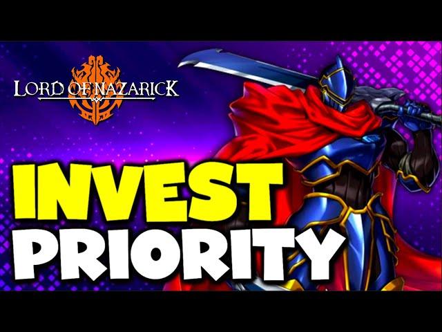 Investment Priority List  "For them to be good" - Lord of Nazarick [Overlord]