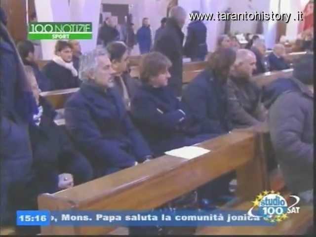 SERGIO BUSO L'ultimo saluto a Taranto