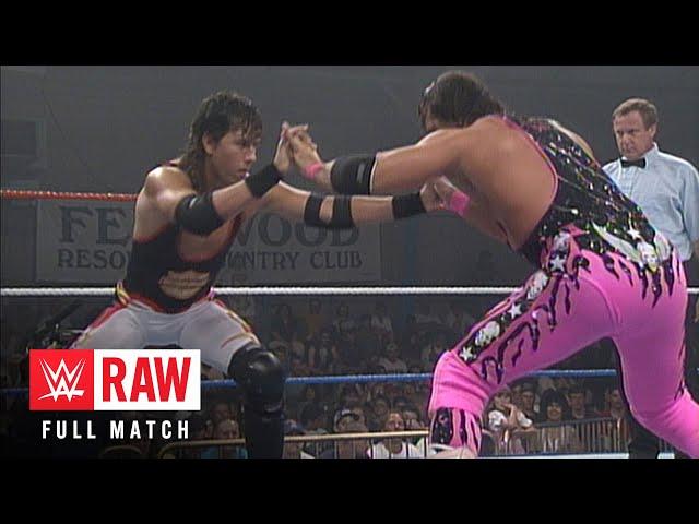 FULL MATCH: Bret Hart vs. The 1-2-3 Kid – WWE Title Match: Raw, July 11, 1994