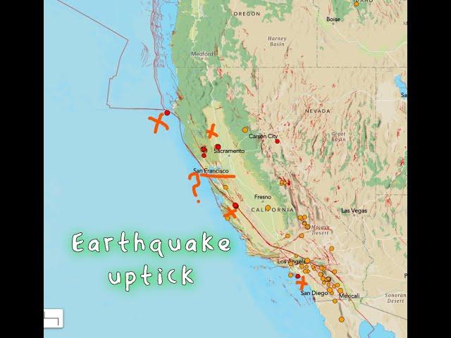 California Earthquakes ramping up. Huge EQ Swarm Iceland Region. Saturday 5/24/2025