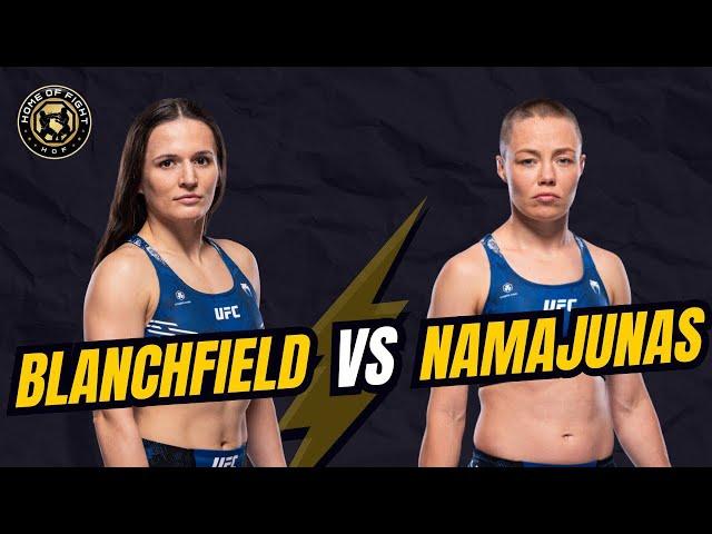 Erin Blanchfield vs Rose Namajunas UFC Edmonton