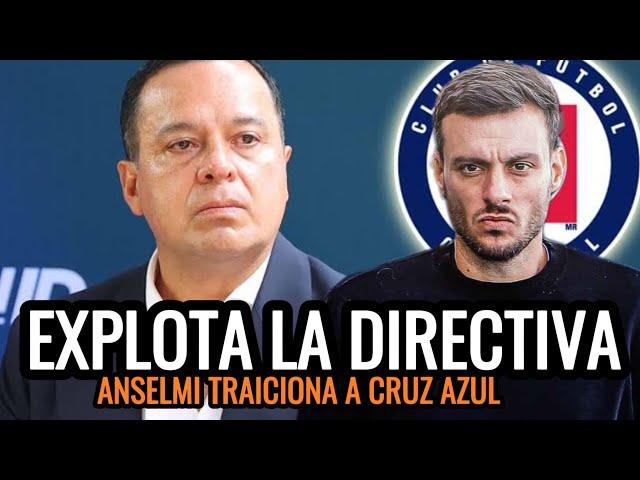 DIRECTIVA EXPLOTA. MARTIN ANSELMI se va de CRUZ AZUL al PORTO