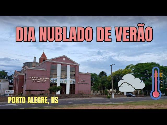 Tempo fecha e fica abafado Porto Alegre, ameaça de alguma chuva - 02/11/2024