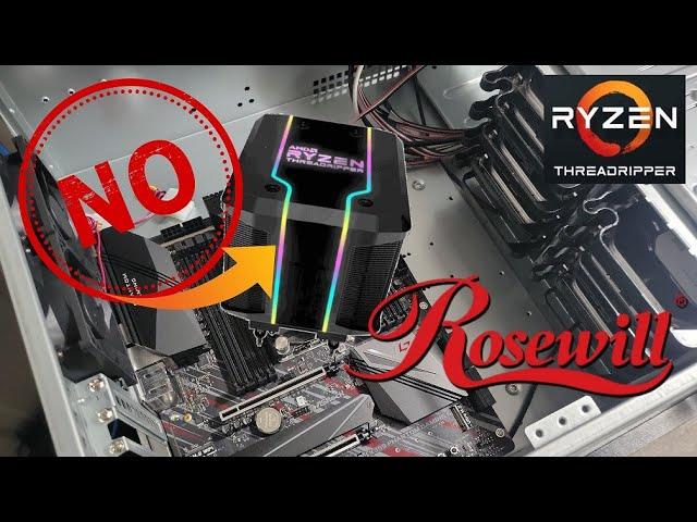 Rosewill RSV-R4000U 4U Server Chassis Review (Part One Threadripper Server Build) -- LGH