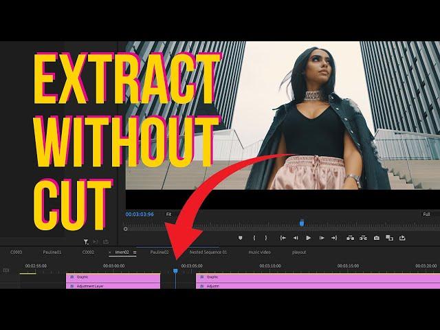 Extract Footage Without Cut - The Power of Lift! (Premiere Pro)