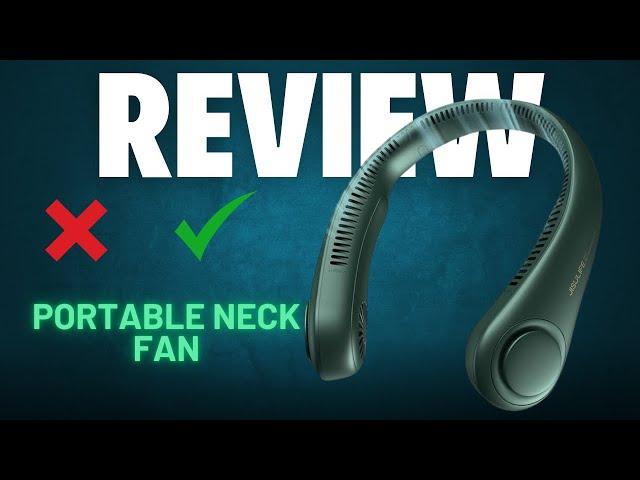 JISULIFE Portable Neck Fan, Hands Free Bladeless Fan - Review