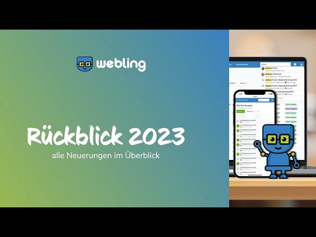 Webling Vereinssoftware Jahresrückblick 2023