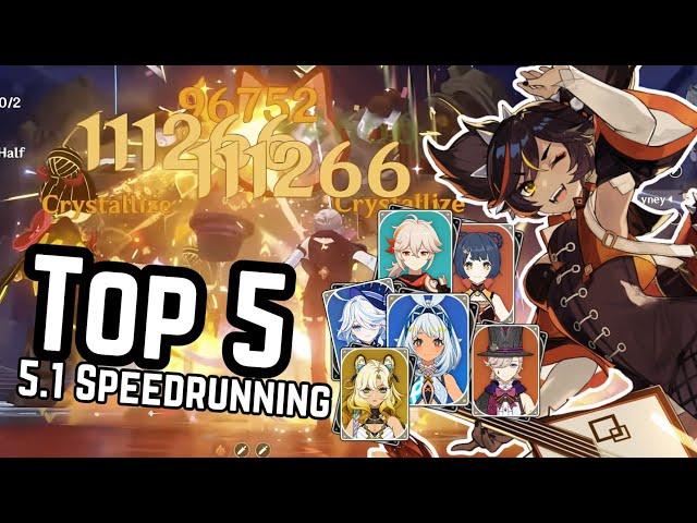 How Mualani with Xinyan is Amazing this Abyss! (Your Top 5 Speedruns)