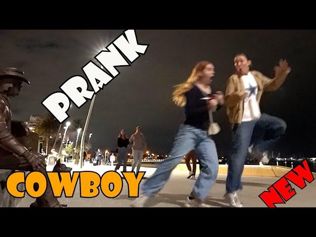 #Cowboy_prank. They like Hoh is it new? when they realize it's too late.  Hahahaha