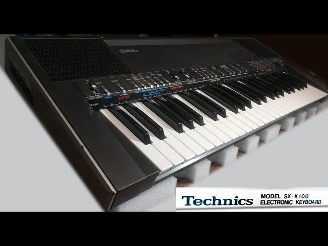 Technics SX-K100 (sound and styles demonstration)