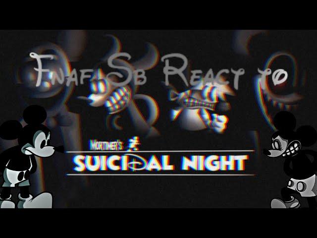 Fnaf SB React to Mortimer's Night (mouse.avi) (FNF react to) full week