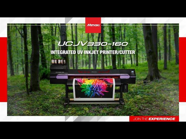 New UV Inkjet Printer/Cutter | Mimaki UCJV330 | Product Video