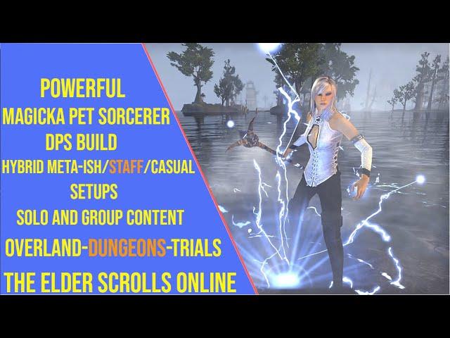 Powerful Magicka Sorcerer DPS Build for ESO Gold Road - Magsorc DPS Build