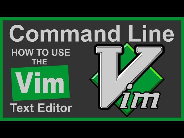 Command Line Tutorial: How to Use the vim Command (part 1)