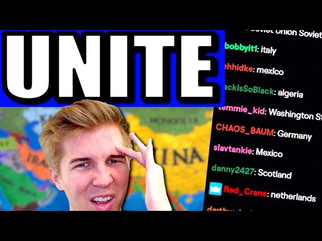 Twitch chat UNITES places around the world (EU4)