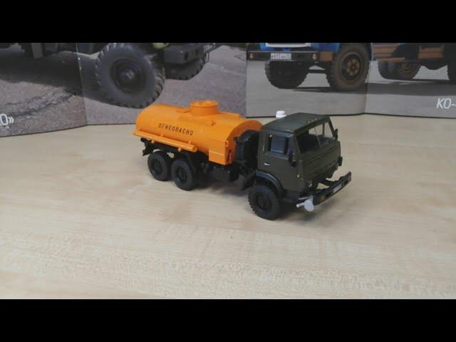 Обзор модели Камаз-4310 АЦ-7, масштаб 1:43, конверсия "Элекон".