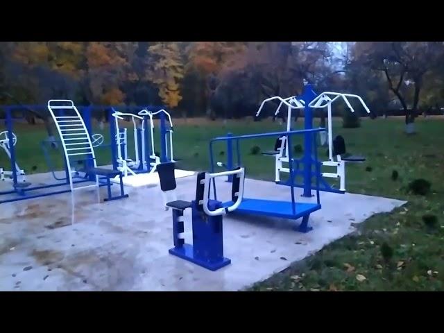 Уличный тренажерный комплекс Air Gym YTR003 и другие уличные тренажеры