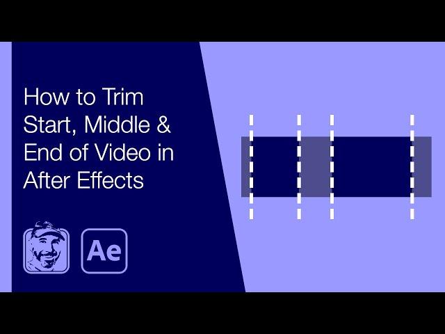 How to Trim Start, Middle & End of Video in After Effects