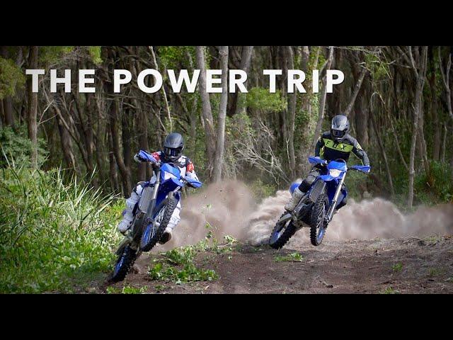 The POWER TRIP. 2021 Yamaha WR450F and WR250F