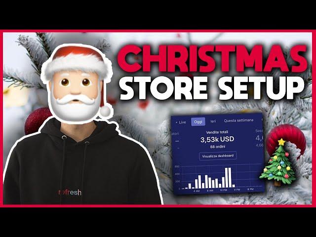 Come Creare Uno Store Dropshipping Tema Christmas  (Dropshipping Italia)