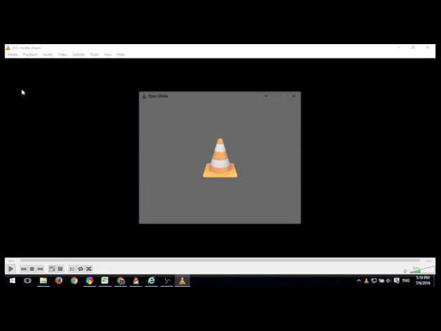 View the RTSP Stream with VLC