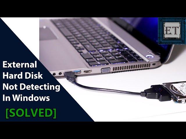 How To Fix External Hard Disk Not Detecting In Windows (No Drive Letter)