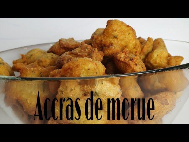 #5 Accras de morue Antillais, Marinades de morue, Beignets de morue, carribean salt Cod Fritters