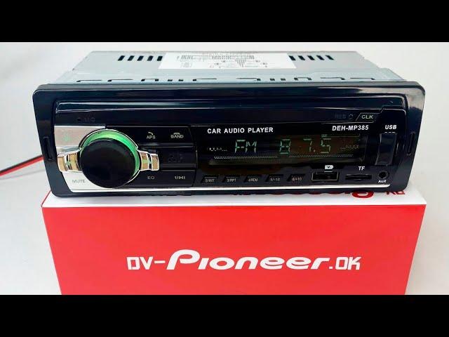 Обзор магнитолы PIONEER DEH-MP385!!!