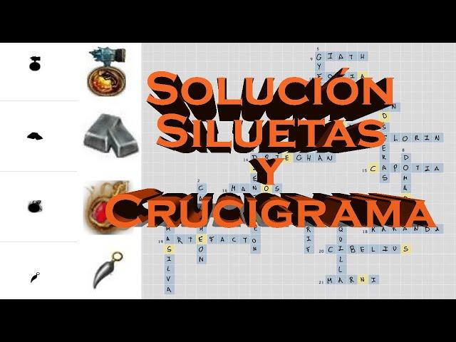 [EVENTO] SOLUCIÓN a "Siluetas misteriosas y un Crucigrama" | Día de los inocentes | BDO