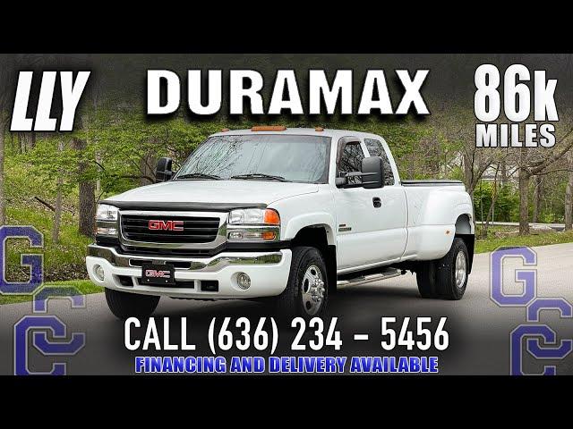 LLY Duramax For Sale: 2004.5 GMC Sierra 3500 DRW 4x4 Diesel With Only 86k Miles