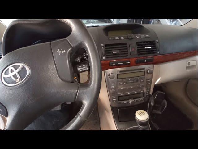 Toyota Avensis II 2003-2009 How To Remove/Removal Radio