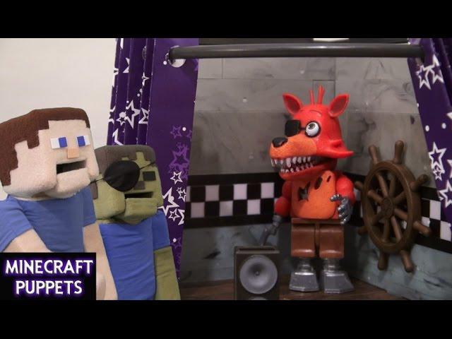 Five Nights at Freddy's fnaf McFarlane toys lego PIRATE COVE construction set unboxing review