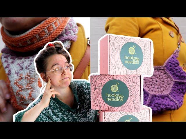 Let's discover Hooks and Needles monthly knitting and crochet subscription boxes