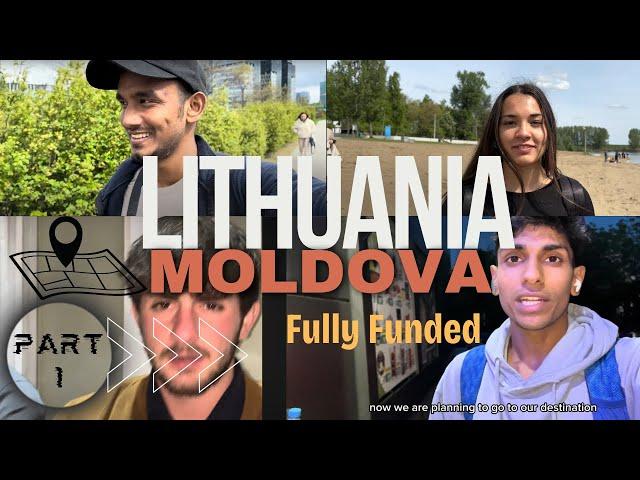 Lithuania to Moldova (FREE) ️ | fully funded | Travel vlog | ENGLISH | PART 1