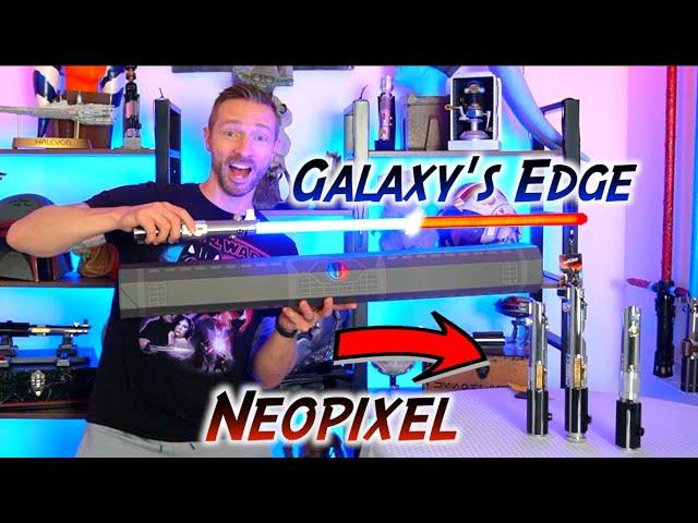 New! Galaxy’s Edge Anakin Skywalker Color Changing Lightsaber VS 3 Neopixels!