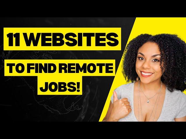 11 Best Websites To Find Remote Jobs 2024!
