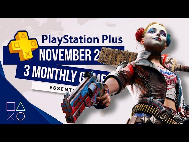 PlayStation Plus Essential November 2024 Monthly Games | PS Plus November 2024