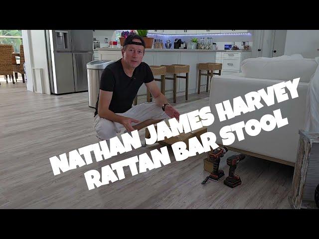 Nathan James Harvey Rattan Bar Stool Unboxing, Assembly & Review