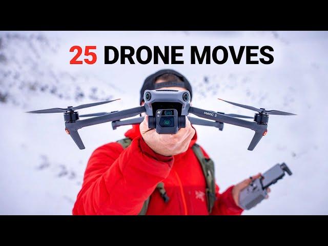 25 Drone Moves For Cinematic B Roll