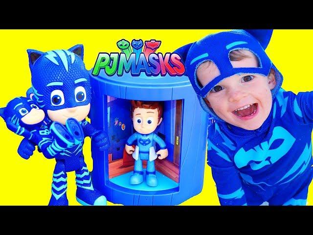 PJ Masks Disney Assistant Transforming Tower Toy Review